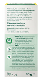 Zitronenmelisse Kräutertee 30 g