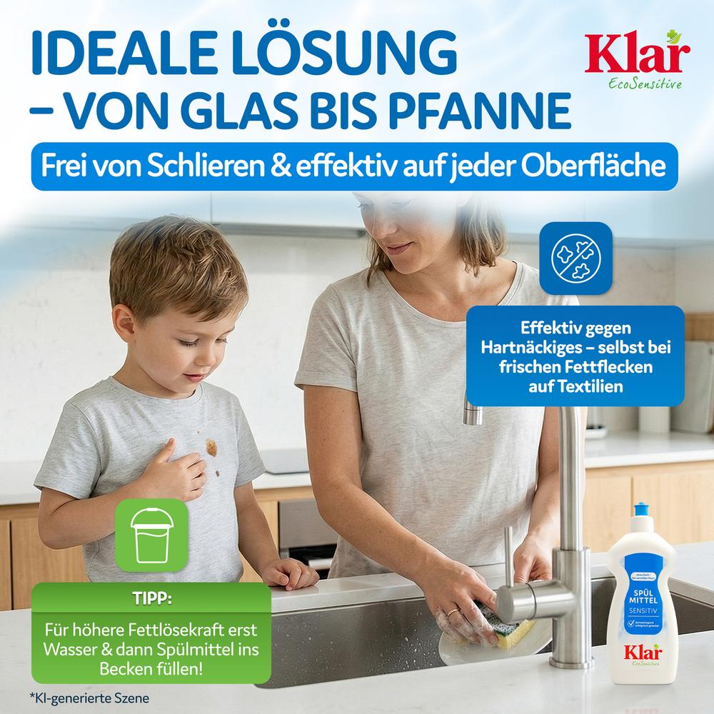 Spülmittel sensitive ohne Duft 500 ml