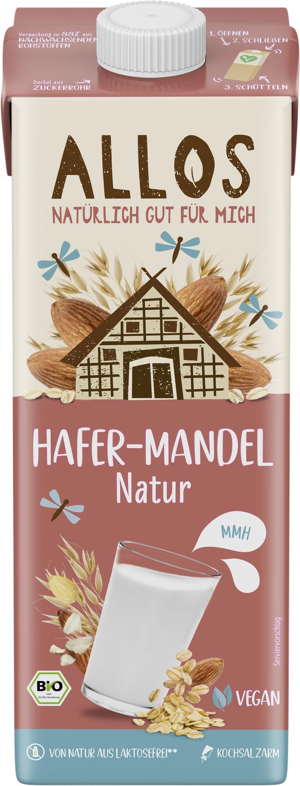 Hafer Mandel Drink ungesüßt 1 l