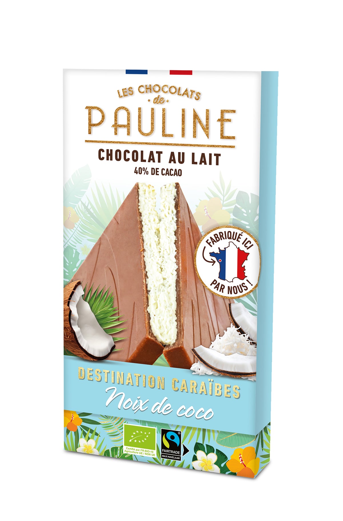 Milk chocolate tablet with coconut 92 g