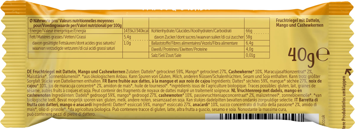 Frucht-Riegel Mango 40 g