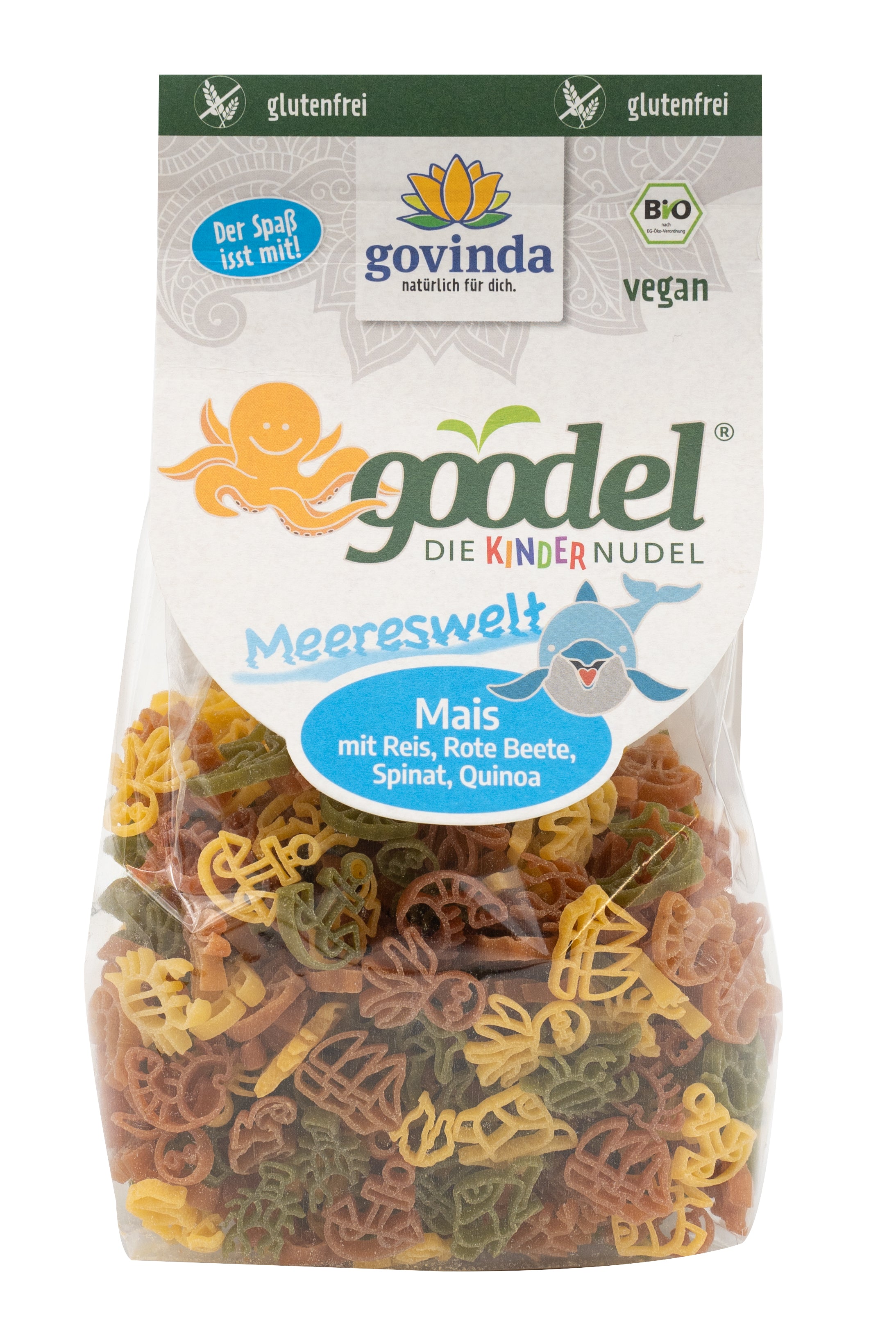 Goodel Kindernudel Meereswelt Mais mit Reis&RoteBe 250 g