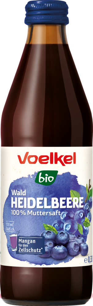 Waldheidelbeere 100% Muttersaft 330 ml