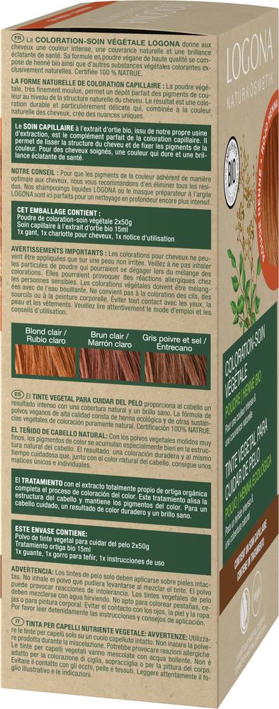 Pflegende Pflanzen-Haarfarbe Pulver 04 Hennarot 100 g