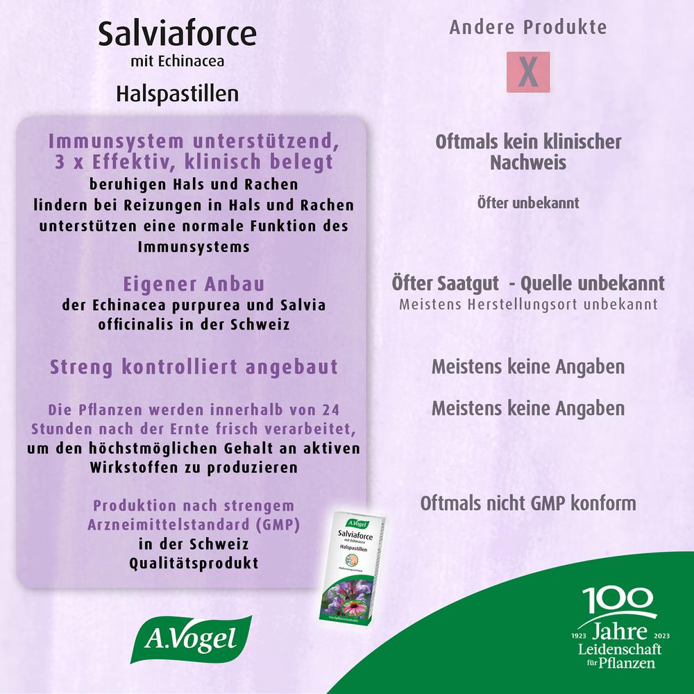 Halspastillen Salviaforce mit Echinacea 1 Stk