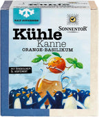 Kühle Kanne Orange-Basilikum Tee Pyramidenbeutel 40 g