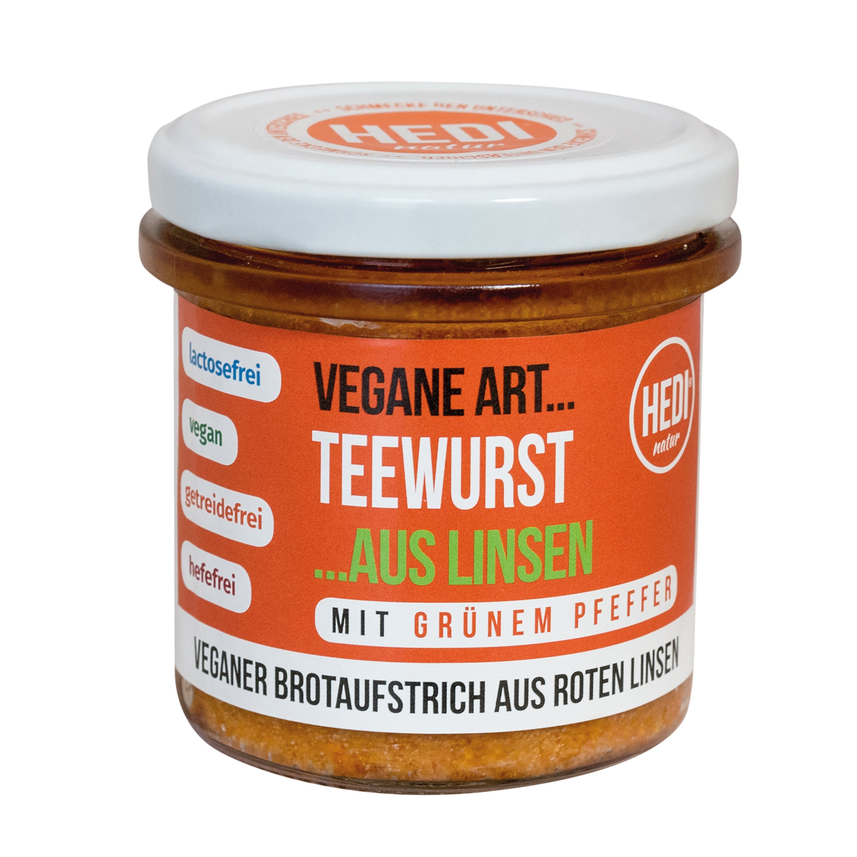 Vegane Art Teewurst mit grünem Pfeffer 140 g