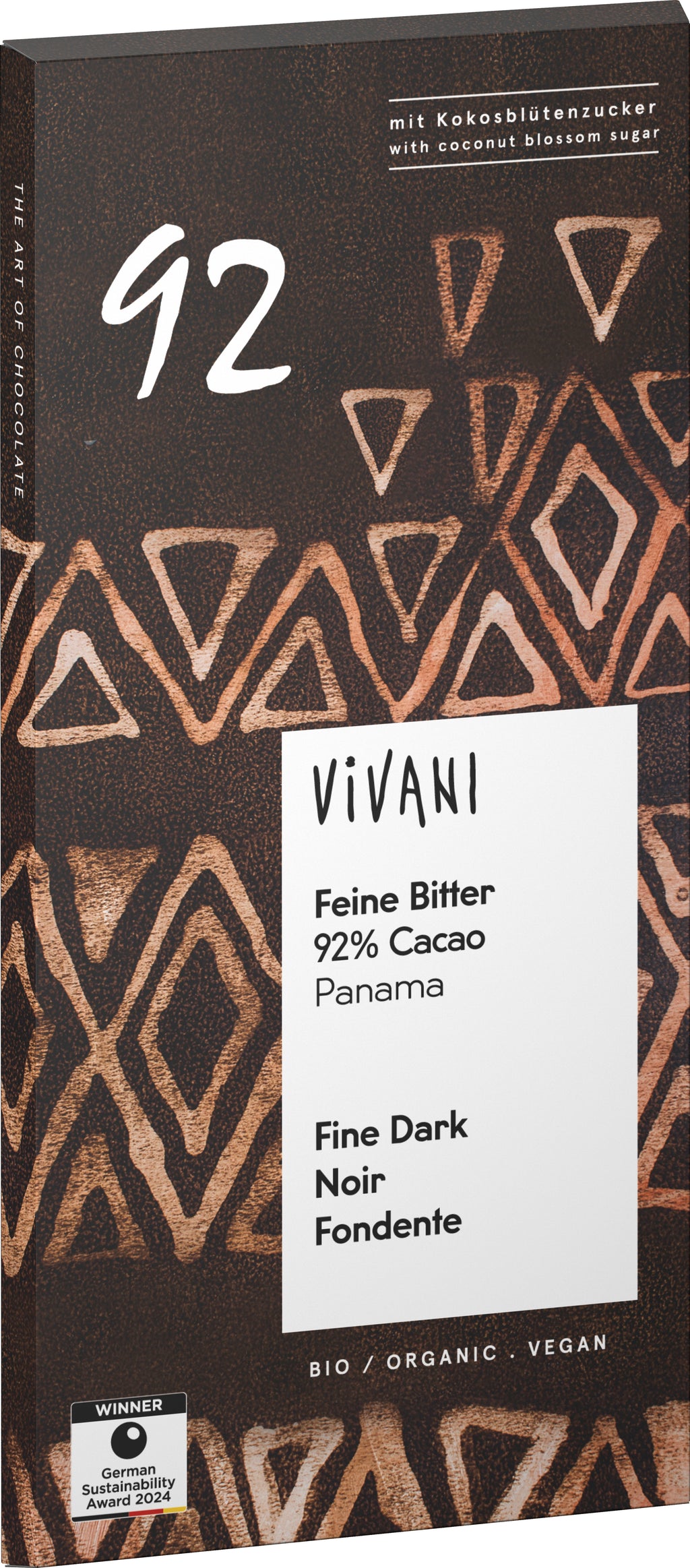 Feine Bitter 92% Cacao Panama 80 g