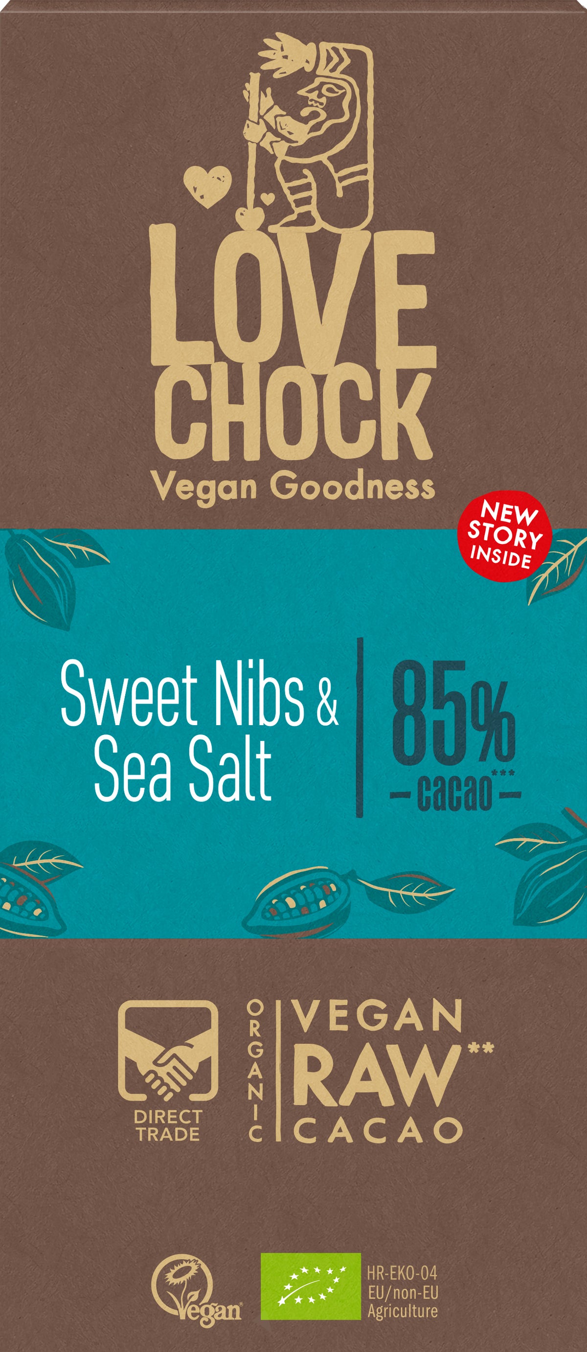 Sweet nibs & Sea salt 85% Kakao 70 g