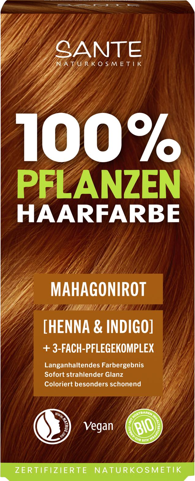Pflanzenhaarfarbe Pflegekomplex Mahagonirot 07 100 g