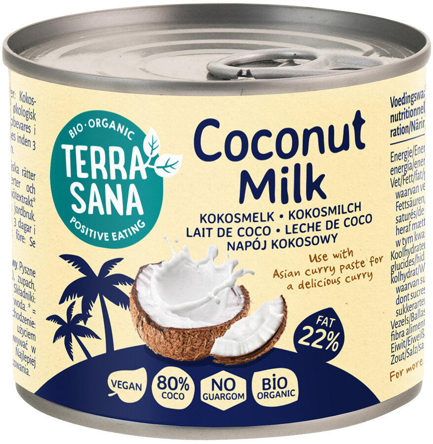 Kokosmilch 22% Fett 200 ml