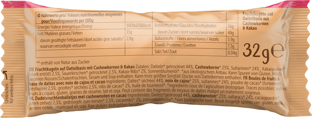 My Raw Date Kakao 2 Kugeln 32 g