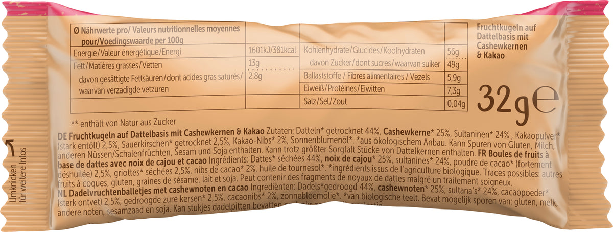 My Raw Date Kakao 2 Kugeln 32 g