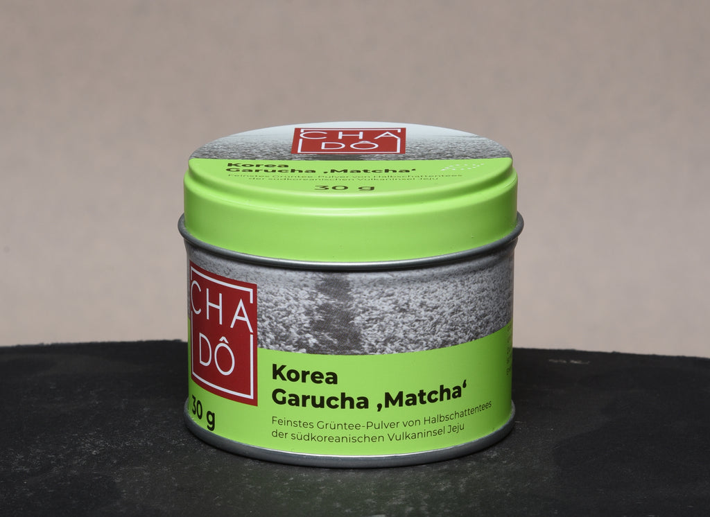 Korea Garucha Matcha Grünteepulver Dose 30 g