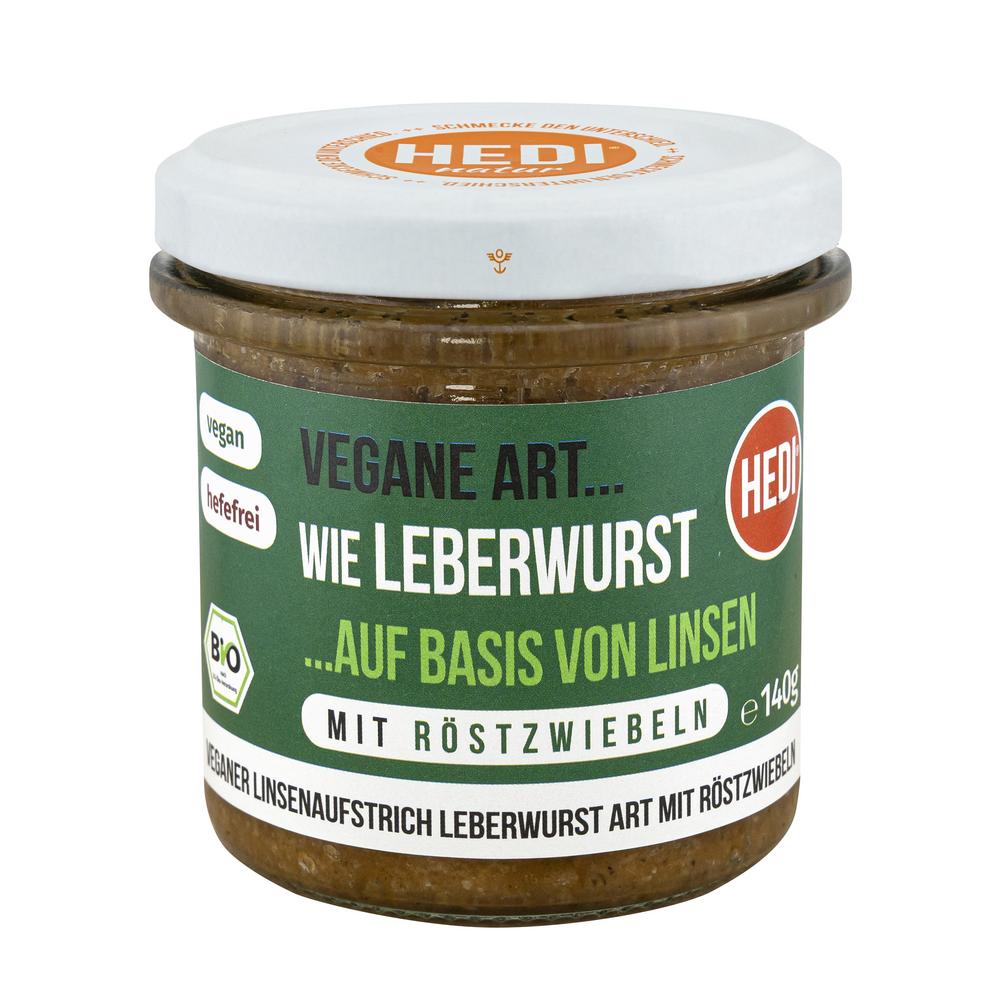 Vegane Art Leberwurst mit Röstzwiebeln 140 g