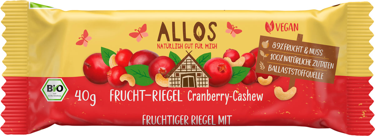 Frucht-Riegel Cranberry Cashew 40 g