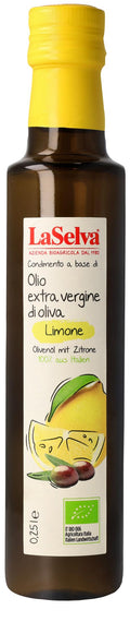 Olivenöl mit Zitronen - Olio d’oliva con limone 250 ml