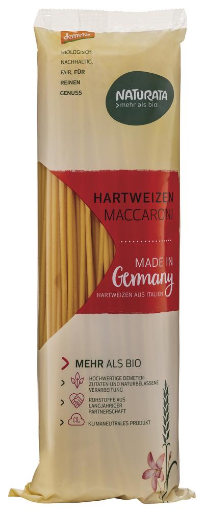 Maccaroni lang Hartweizen demeter 500 g