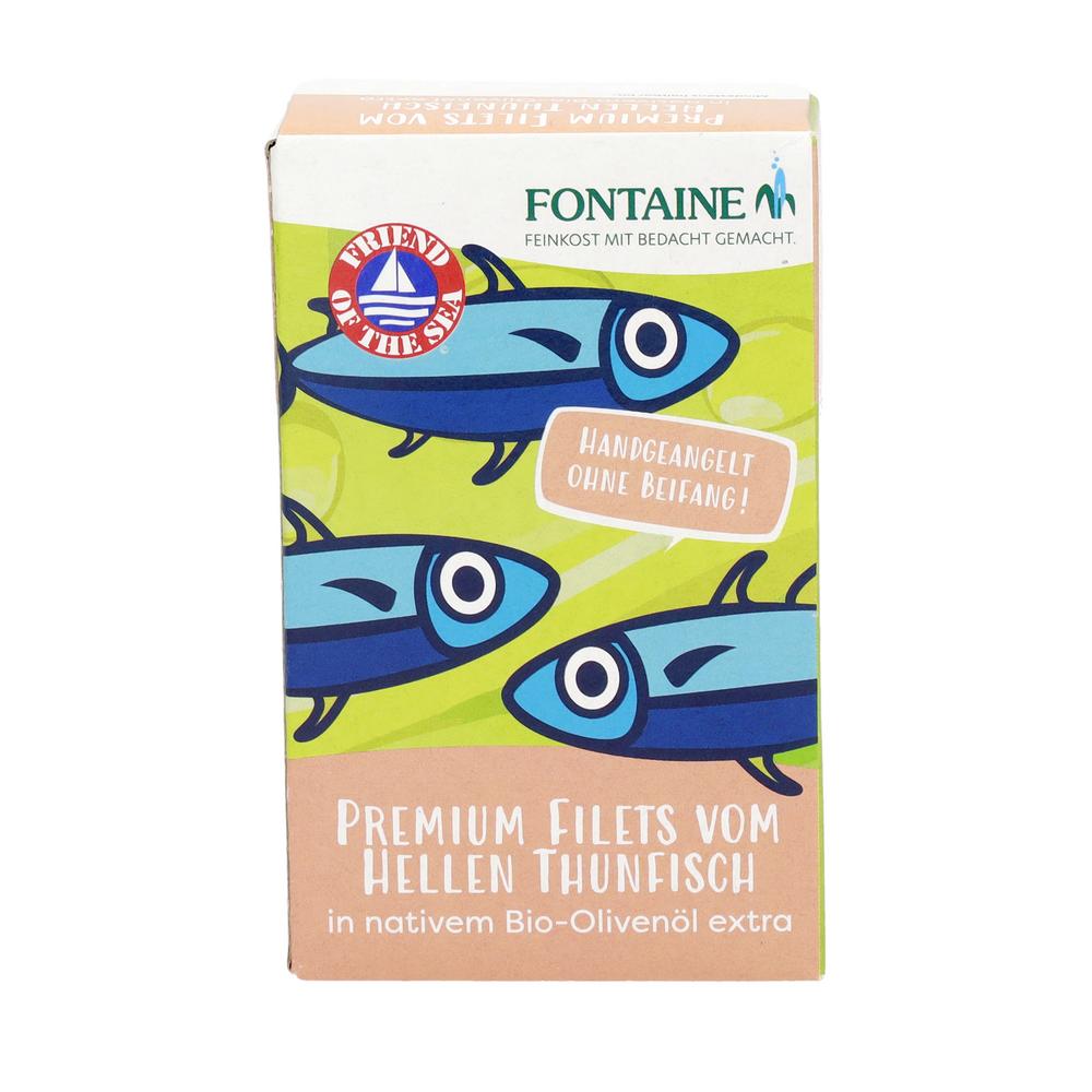 Thunfisch hell in Bio-Olivenöl 120 g