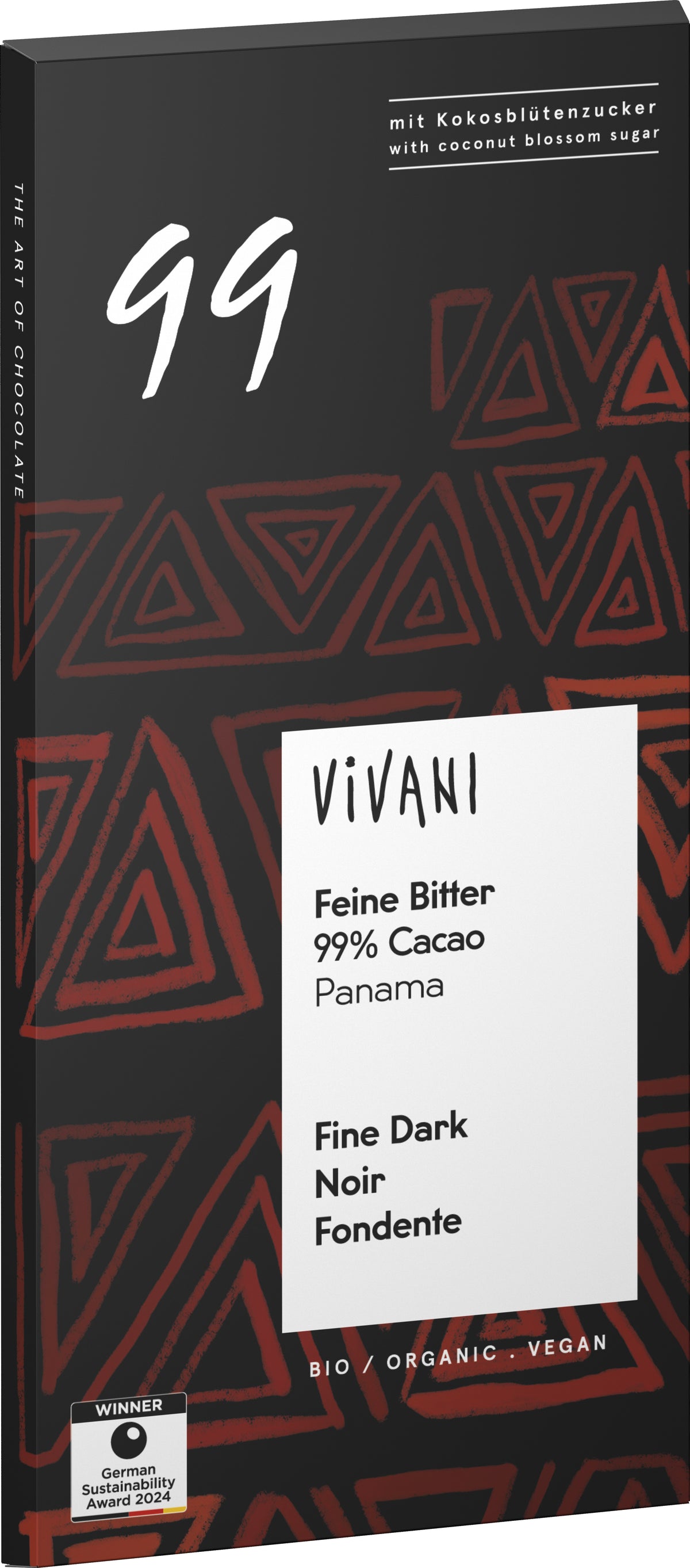 Feine Bitter 99% Cacao Panama 80 g
