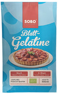 Gelatine 6 Blatt weiß 10 g