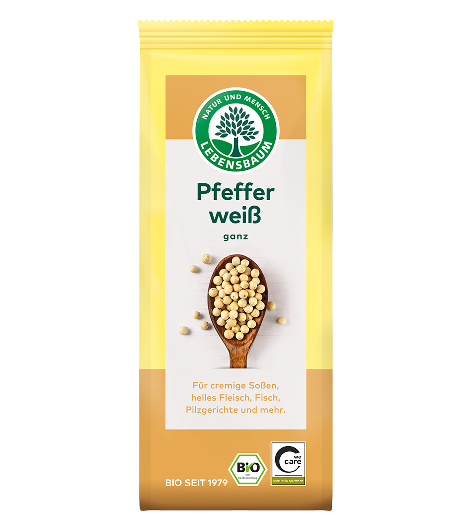 Pfeffer  weiß, ganz 50 g