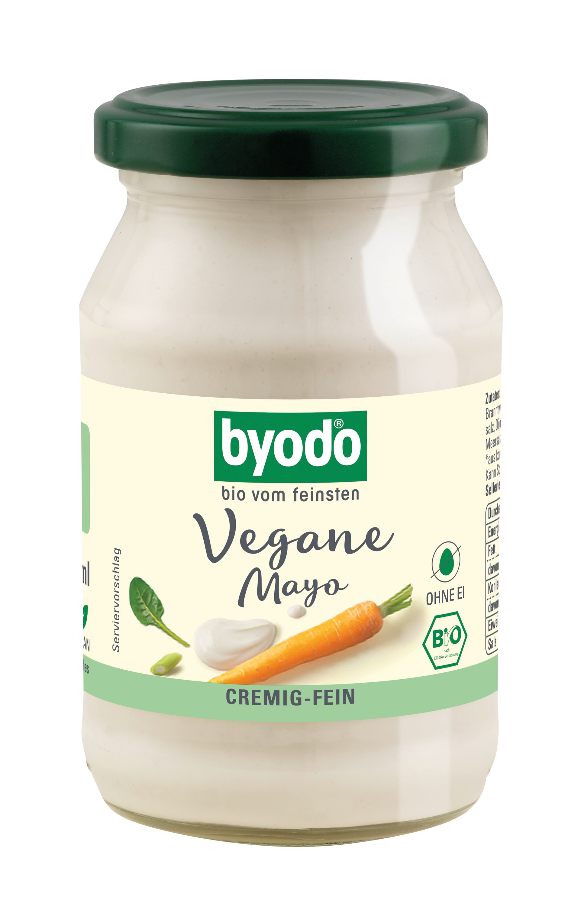 Vegane Salatmayonnaise ohne Ei 250 ml