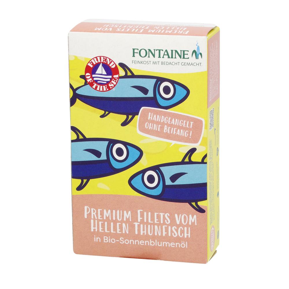 Thunfisch hell in Bio-Sonnenblumenöl 120 g