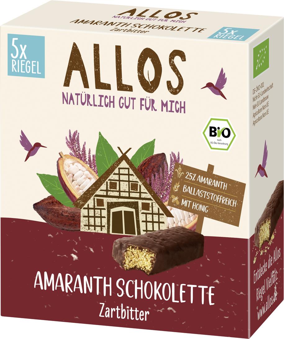Amaranth Schokolette Zartbitter 5er Pack 140 g