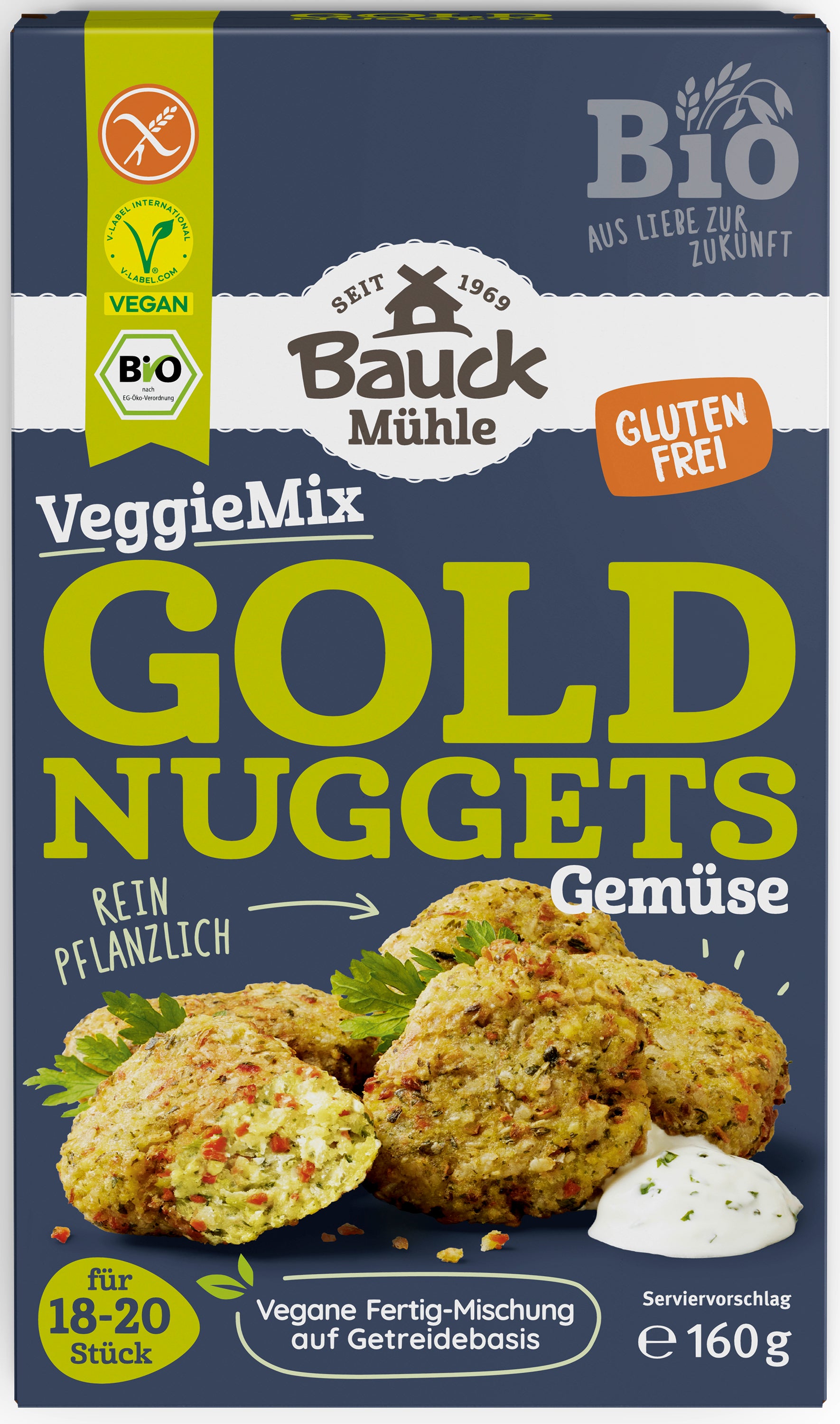 VeggieMix Goldnuggets Gemüse 160 g