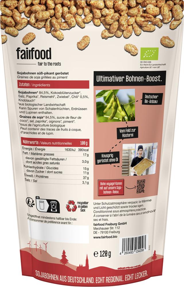 Crunchy Sojabohnen SWEET CHILI 120 g