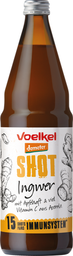 Shot Ingwer demeter mit Apfelsaft & Vit.C aus Acer 750 ml