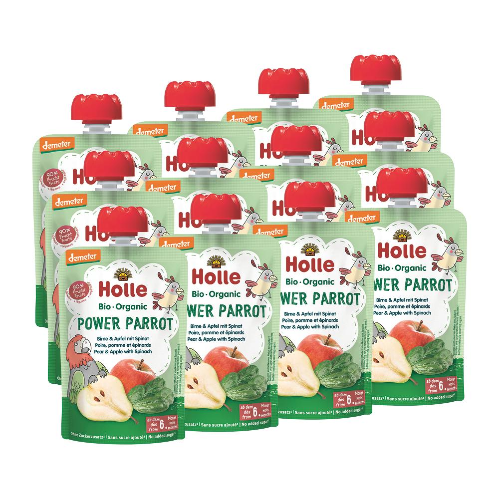 Pouchy Power Parrot demeter Birne,Apfel&Spinat 100 g