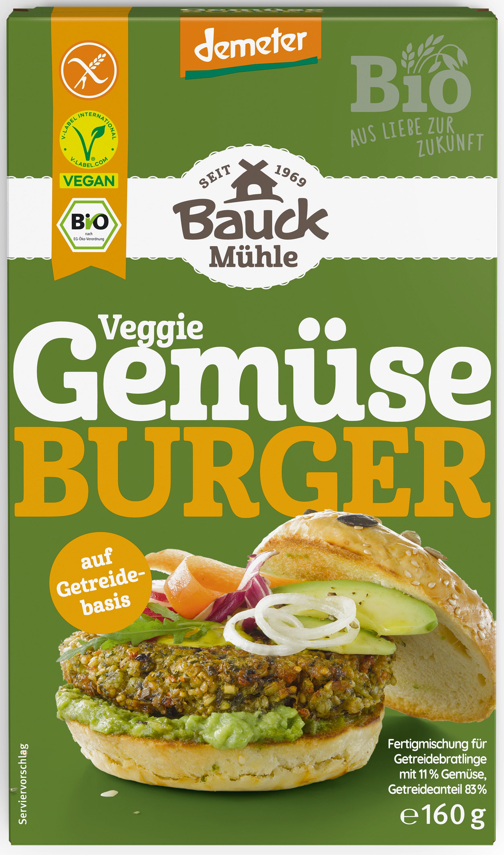Gemüseburger demeter 160 g