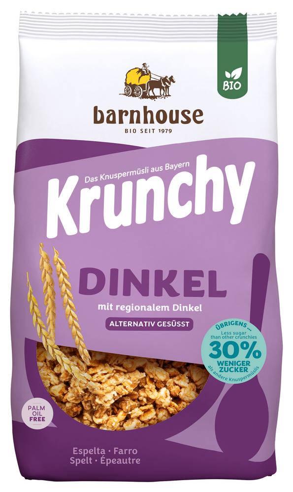 Krunchy Dinkel weniger Zucker 600 g