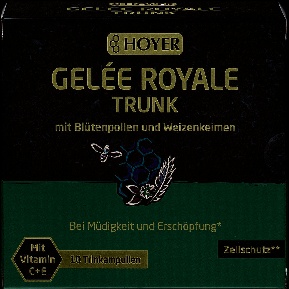 Gelee Royale & Blütenpollen Trinkampullen 10x10m