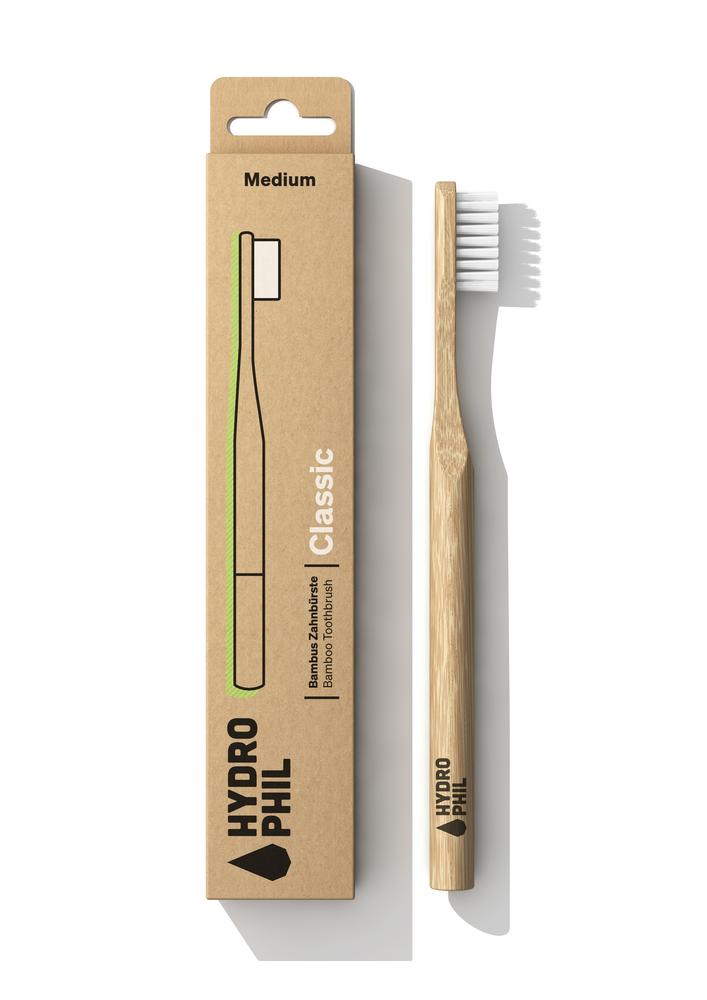 Zahnbürste Classic medium / natur&atlantic ocean 1 Stk