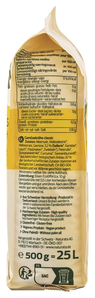 Gemüsebrühe classic NFB 500 g