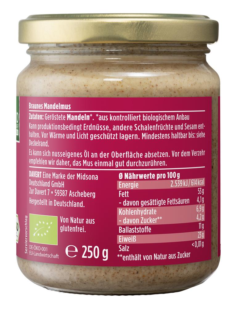 Braunes Mandelmus 250 g