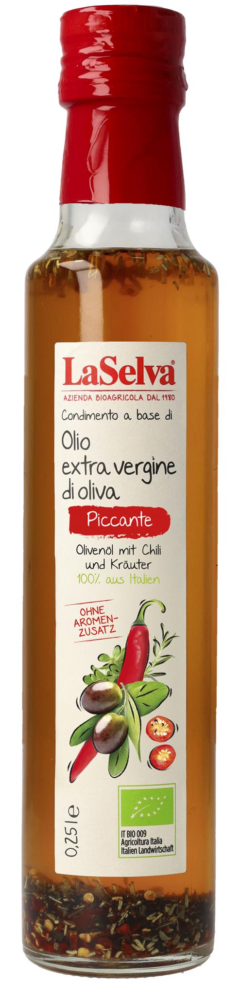 Olivenöl mit Chili und Kräutern 250 ml