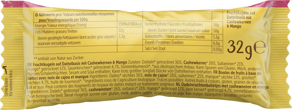 My Raw Date Frucht 2 Kugeln 32 g