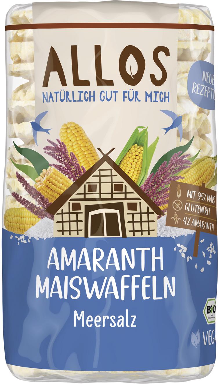 Amaranth Maiswaffeln Meersalz 115 g