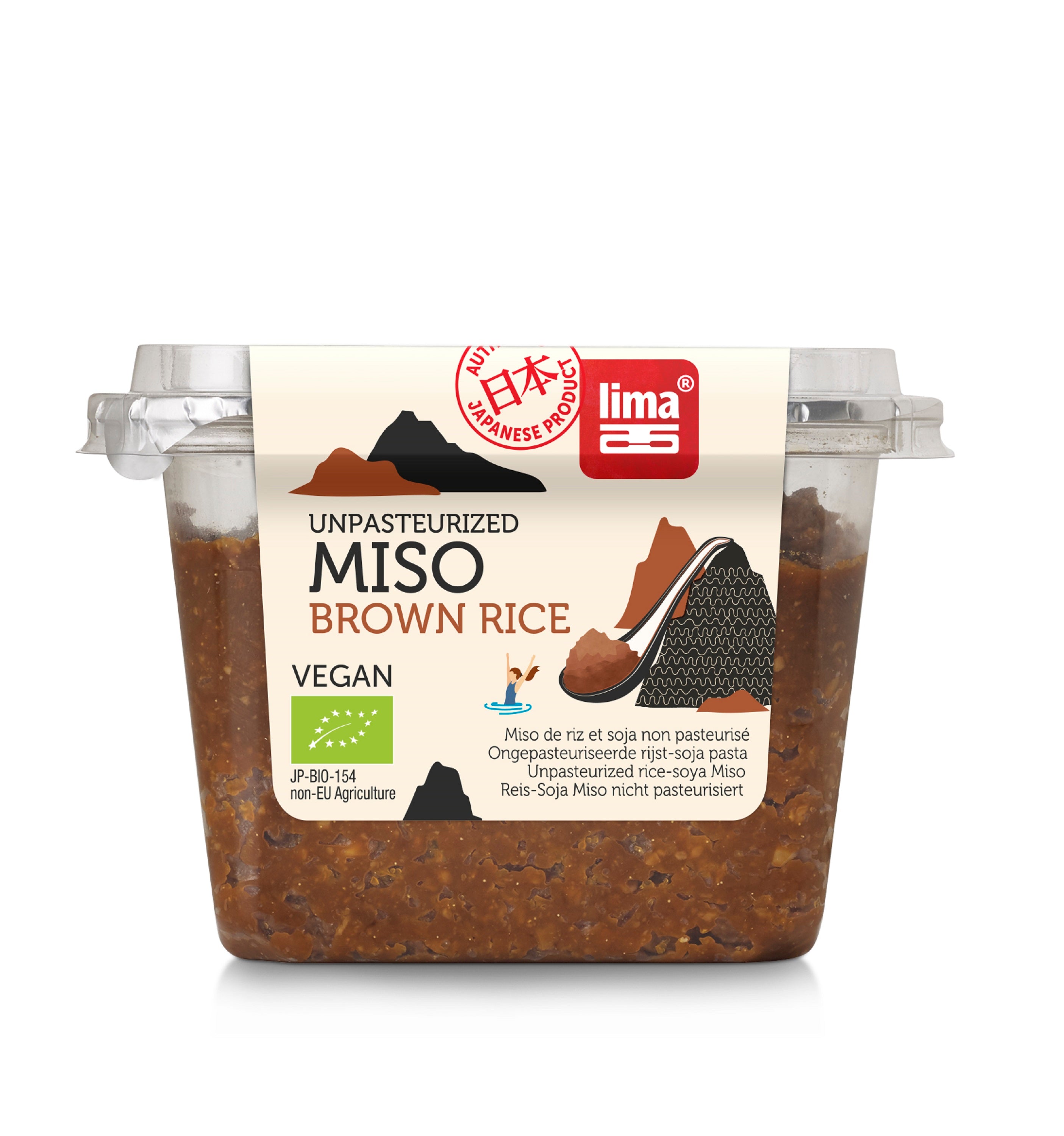 Braun Reis-Soja Miso nicht pasteurisiert 300 g
