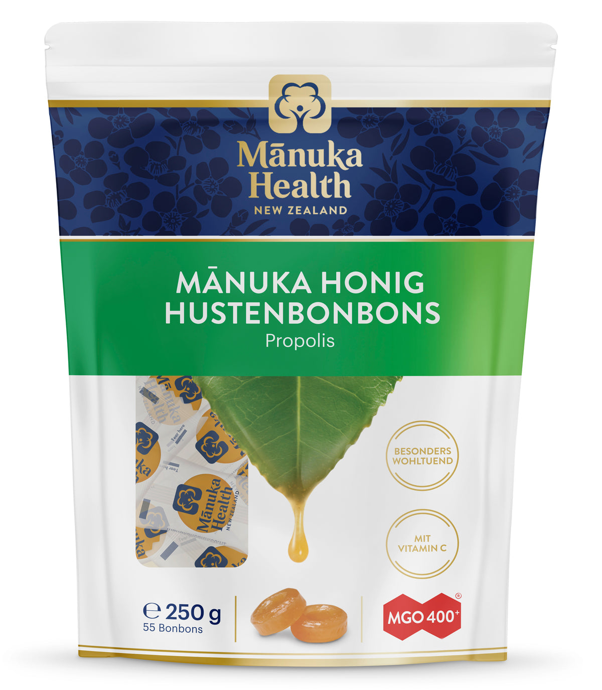 Hustenbonbons Manuka-Honig Propolis MGO 400+ 250 g
