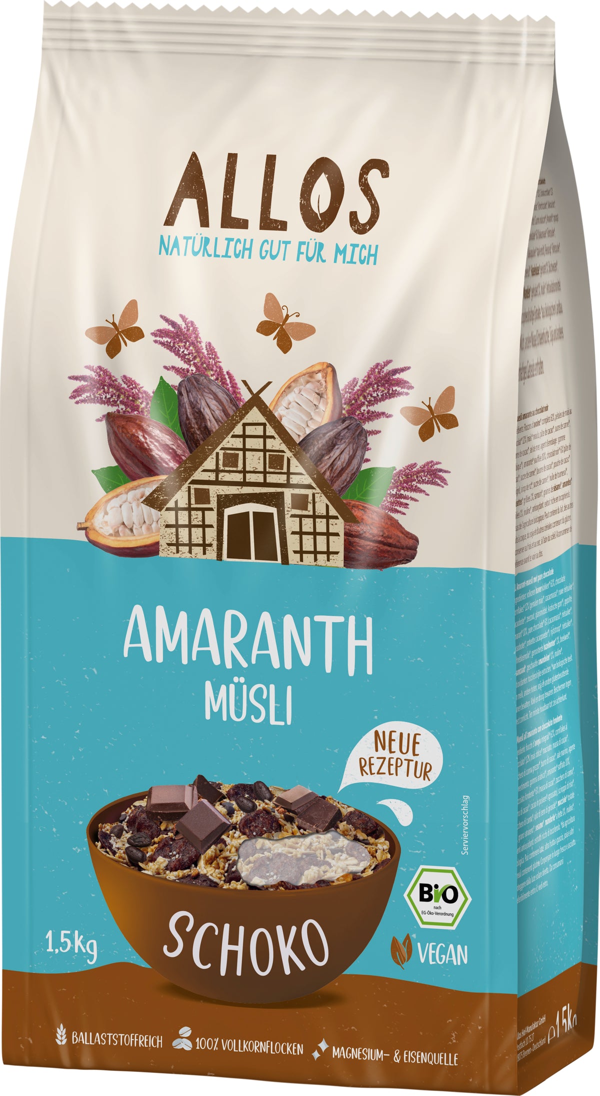 Amaranth Schoko Müsli 1,5 kg