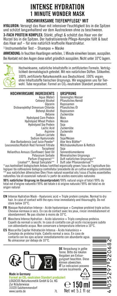 Intense Hydration Maske 150 ml