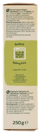 Lasagne Dinkel-hell demeter 250 g