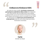Zahncreme aus Bio-Kokosöl Kinder Erdbeere & Himbee 75 ml