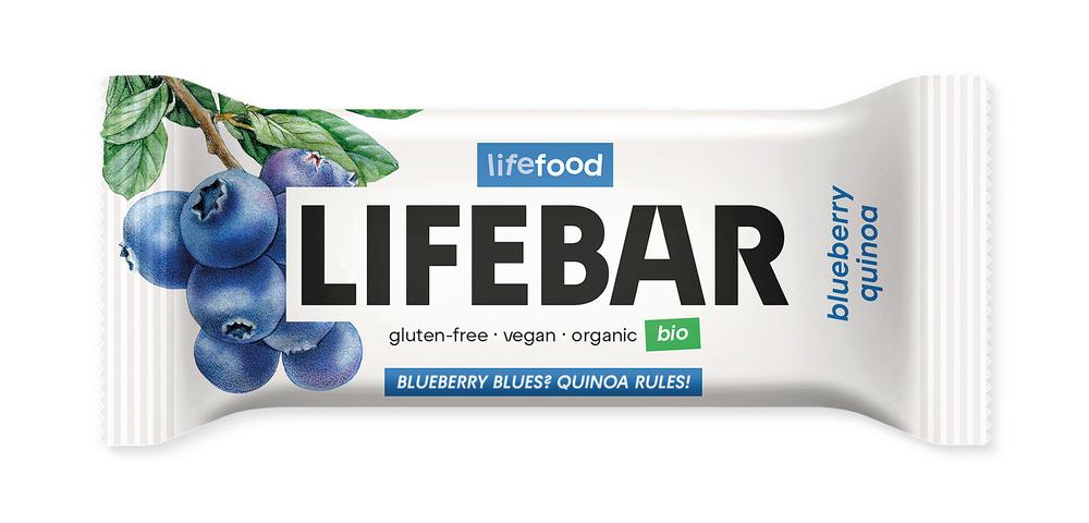 Lifebar Blueberry Quinoa Blaubeere-Quinoa Riegel 40 g