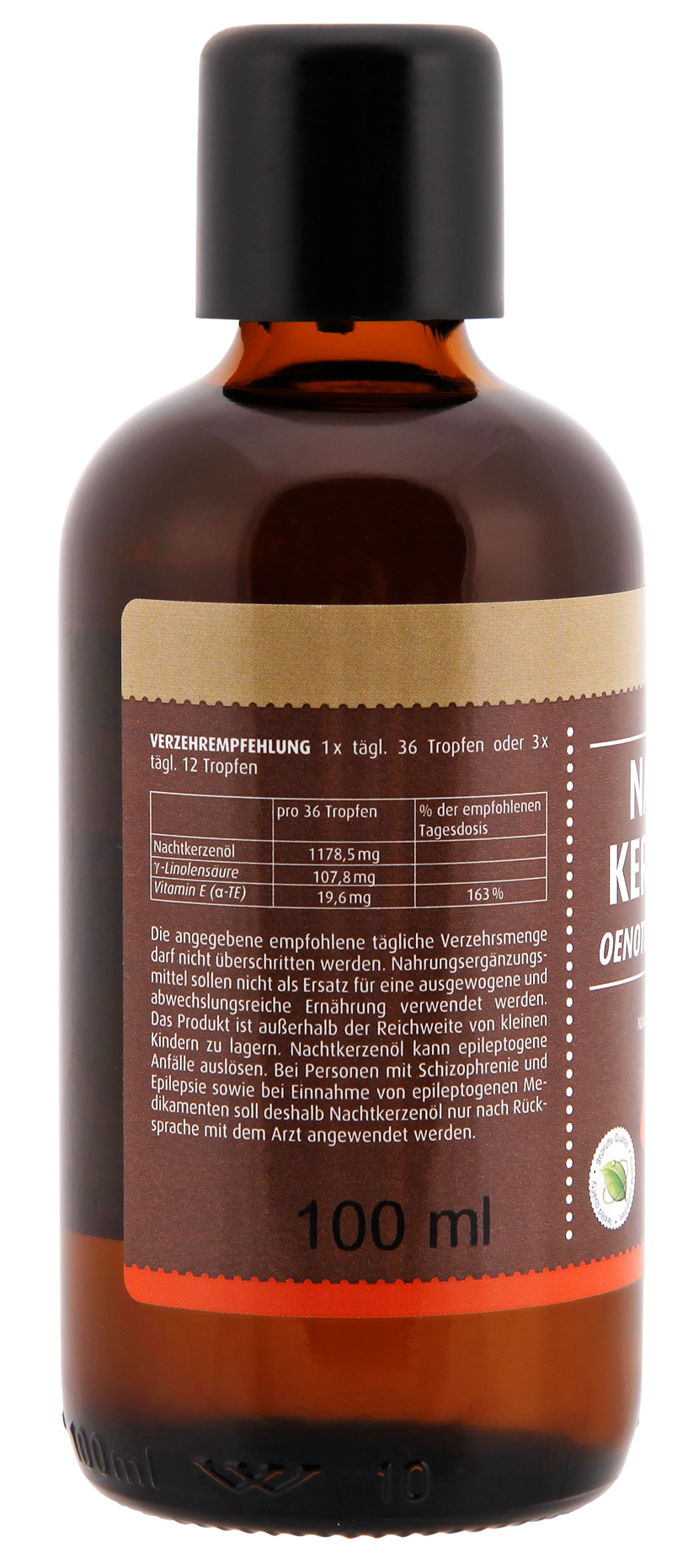 Nachtkerzenöl mit Vitamin E 100 ml
